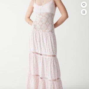 Vineyard floral crochet maxi dress from Frankie’s Bikinis